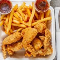 4 Wings With French Fries · 