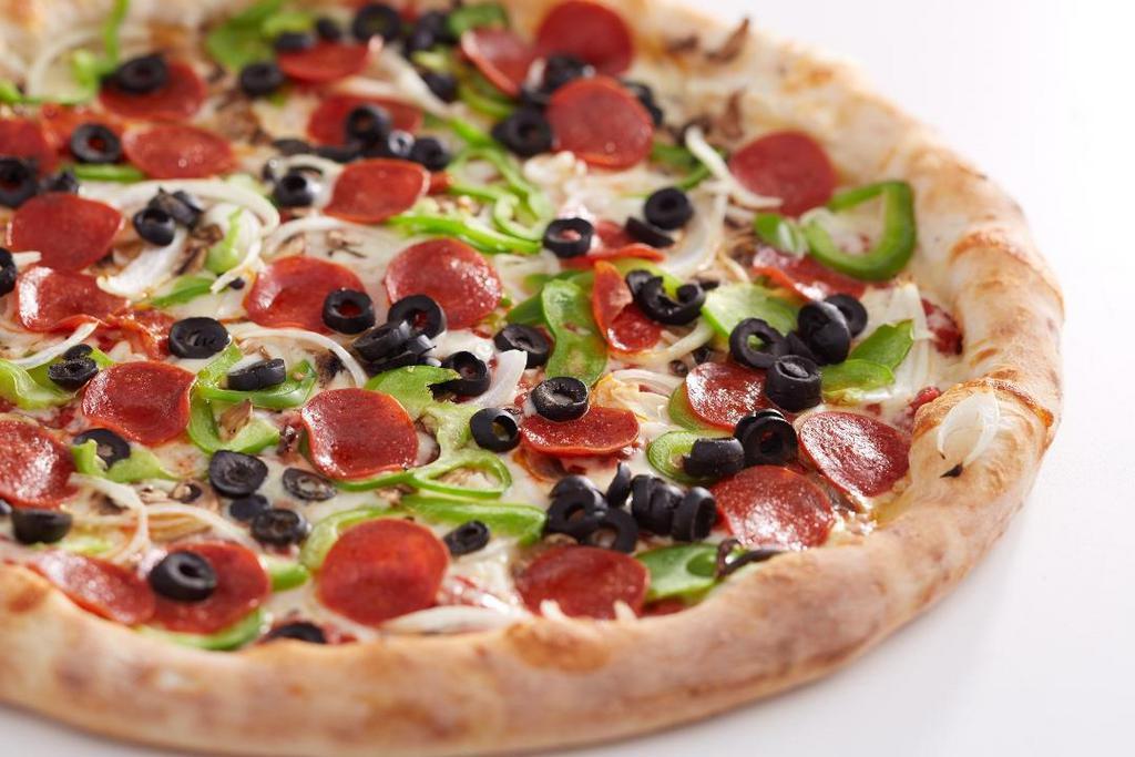 19” Sal’S Special · mushrooms, peppers, onion, pepperoni, black olives and mozzarella
