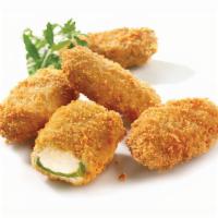 Poppers Cream Cheese Jalapeno · 6-7 Hot Cream Cheese Jalapeno Poppers.