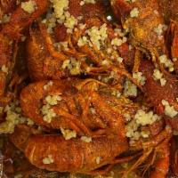 1 Pound Crawfish · RED POTATOES & CORN IN OLDBAY BUTTER GARLIC