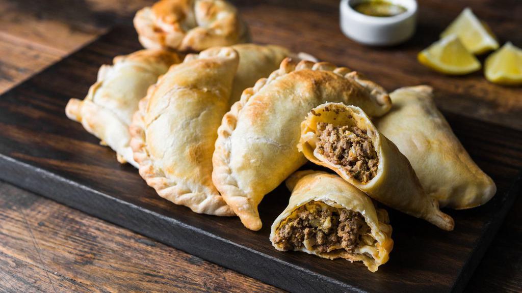 Beef Patties · Freshly prepared Jamaican style beef patties. Served with special sauce on the side.