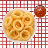 Onion Rings  · Onion rings crumbed and fried till golden and crisp.