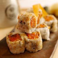 Spicy Tuna Roll · Minced spicy tuna mixed with spicy sauce.