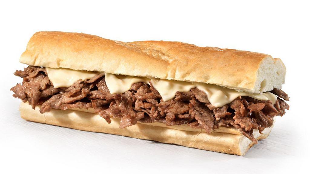 Steak & Cheese · Freshly Grilled Sirloin Steak topped with Melted American Cheese.