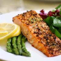 Wild Caught Salmon Filet · Raw or undercooked foods could increase chance of food born illness.