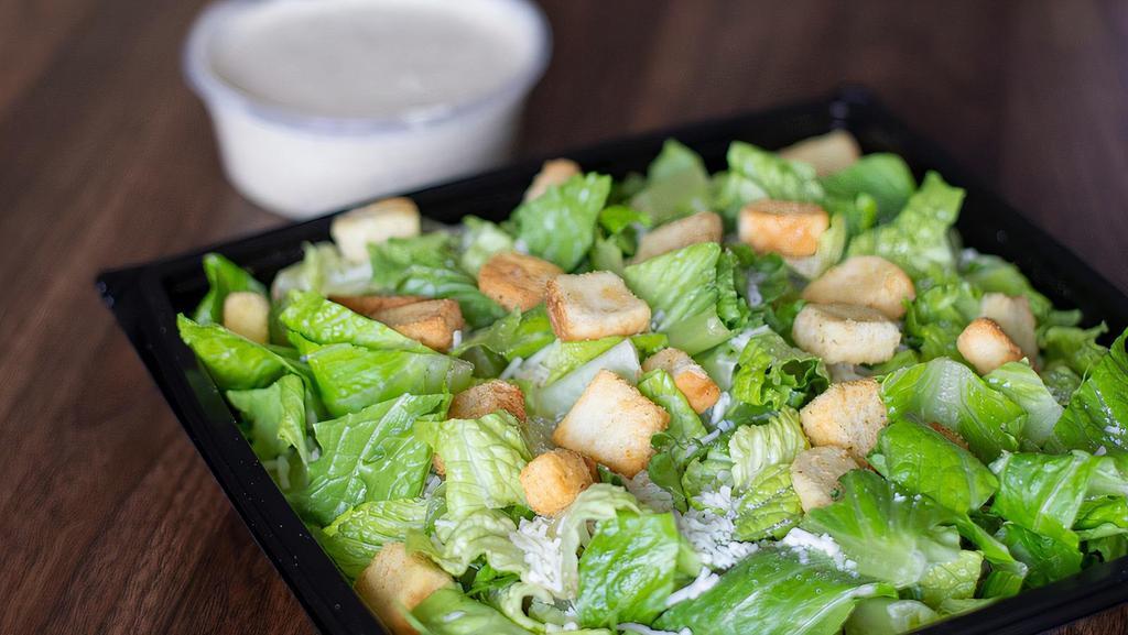 Caesar Salad - Fm Style · Romaine, parmesan, herb croutons, choice of salad dressing