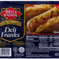 Deli Franks Hot Dogs 14Oz · Dietz Watson