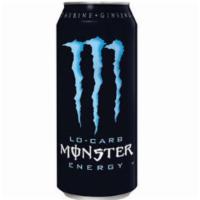 Monster Lo- Carb Blue 16Oz Can · 