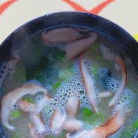 Miso Soup · wakame, tofu, shiitake, scallion. Not safe for:. Allium, Fish, Soy. Can be made without: . A...