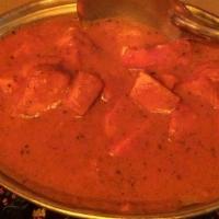 Chick Tikka Masala · Chicken cubes pieces cooked in tikka masala sauce. Aromatic blends of creamy tomato sauce, d...