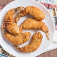 Fried Jumbo Shrimp (5) Platter · 