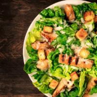 Caesar Salad · Romaine lettuce, croûtons and grated parmesan cheese.