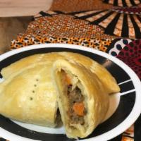 Meat Pie · Ground beef and potato in homemade pie pastry