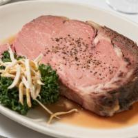 Roast Prime Rib Rittenhouse Cut · A cut of meat including the rib.