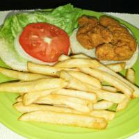 Chicken Sandwich With Fries & Soda · Chicken Sandwich - Includes Fries & Soda