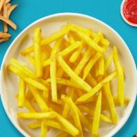 Golden Fries  · (Vegetarian) Idaho potato fries cooked until golden brown and garnished with salt.