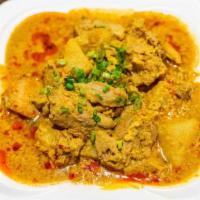 Malaysia Curry Chicken · Chicken and potato with coconut milk sauce. Served spicy.