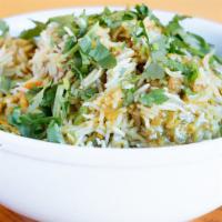Shere-E-Punjab Special Biryani · Chef’s own combination of authentic Indian spices, cooked with tender pieces of lamb, chicke...