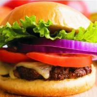 Cheese Burger · Choice Of Cheese - Brioche Roll - Lettuce - Tomato
