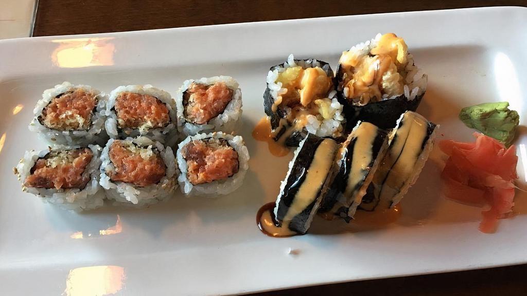 Spicy Tuna Roll · Hot. Tuna with Japanese spicy sauce.