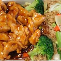 White Meat General Tso’S Chicken 白鸡左鸡 · Hot. Note: White meat chicken: It’s NOT BREADED chicken, No crispy at all.