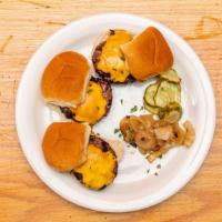 Cheeseburger Sliders · Our new cheeseburger sliders are delicious way to make any night a party. The soft mini buns...