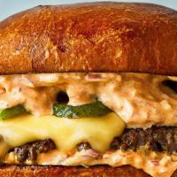 Cheeseburger · Select a cheeseburger cooked your way. 100% of our beef is all-American, so you'll always kn...