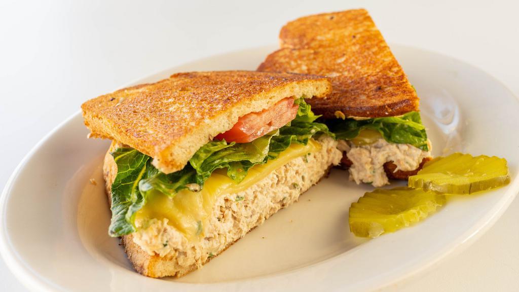 Tuna Melt Sandwich · Albacore tuna, , mayo, lemon and melted Swiss. Served on your choice of bread.