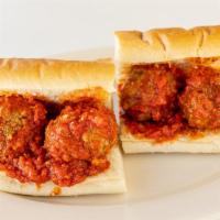 Meatball Sandwich · Classic house made meatball with marinara and melted mozzarella. Served on your choice of br...