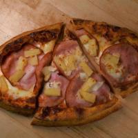 Hawaiian Slyce · Premium ham, pineapple and mozzarella cheese over tomato sauce
