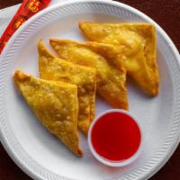Crab Rangoon (8 Pieces) · Little Basil Asian Kitchen 好味屋 favorite: Filled with crabmeat and cream cheese.