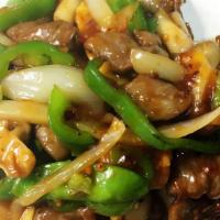 Hot & Spicy Beef · Spicy. Served with white rice. Hot and spicy.