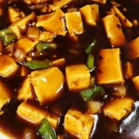 Ma Po Tofu · Spicy. Served with white rice or brown rice.