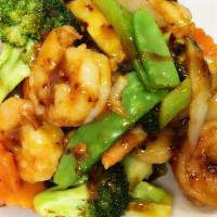 Shrimp With Garlic Sauce · Spicy. Served with white rice. Hot and spicy.