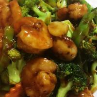 Hunan Shrimp · Spicy. Served with white rice. Hot and spicy.