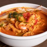 Seafood Noodle Soup · Mix of seafood and vegetables with noodle.