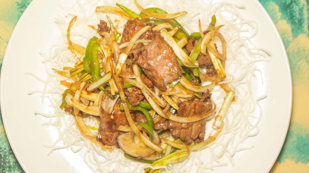 Quart Of Mongolian Beef · Hot and spicy.
