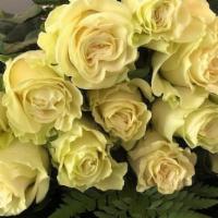 White Rose Dozen Bouquet · 