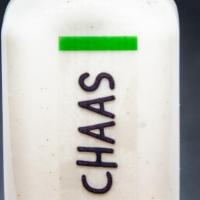 Chaas · Traditional Indian spiced salty Yogurt drink. (12oz Bottle)