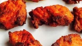 Chicken 65 · Chunks of boneless marinated in-house special spices, flour and deep-fried.