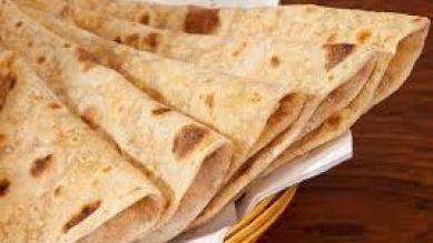 Roti (Chapathi) · Flatbread made of wheat flour.