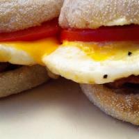 Breakfast Sandwiches On English Muffin · 