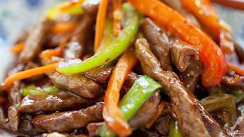 Szechuan Beef · Spicy. Carrot, celery, green onion.