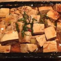 Szechuan Tofu · Vegetarian. Spicy. Served with steamed rice.
