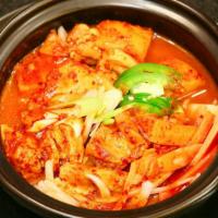 Chicken Potato Stew · Traditional Korean chicken and potato stew. Served with rice.