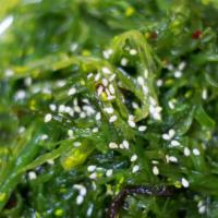 Seaweed · Asian seaweed from the ocean, seasoned in sesame oil, salt, vinegar, and white sesame.