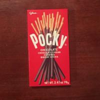 Chocolate Pocky · chocolate biscuit sticks, pocky pack