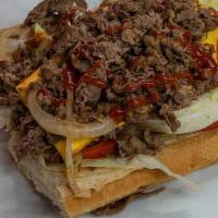 Steak & Cheese (6 Inches) · Tender slices of steak covered with a choice of melted cheese.