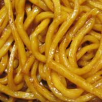 Plain Lo Mein · Cooked with cabbage and bean sprouts.