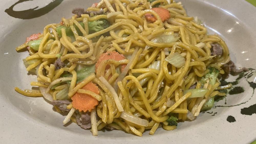 Chow Mein · Egg noodle pan fried with vegetables and choice of meat or shrimp.
